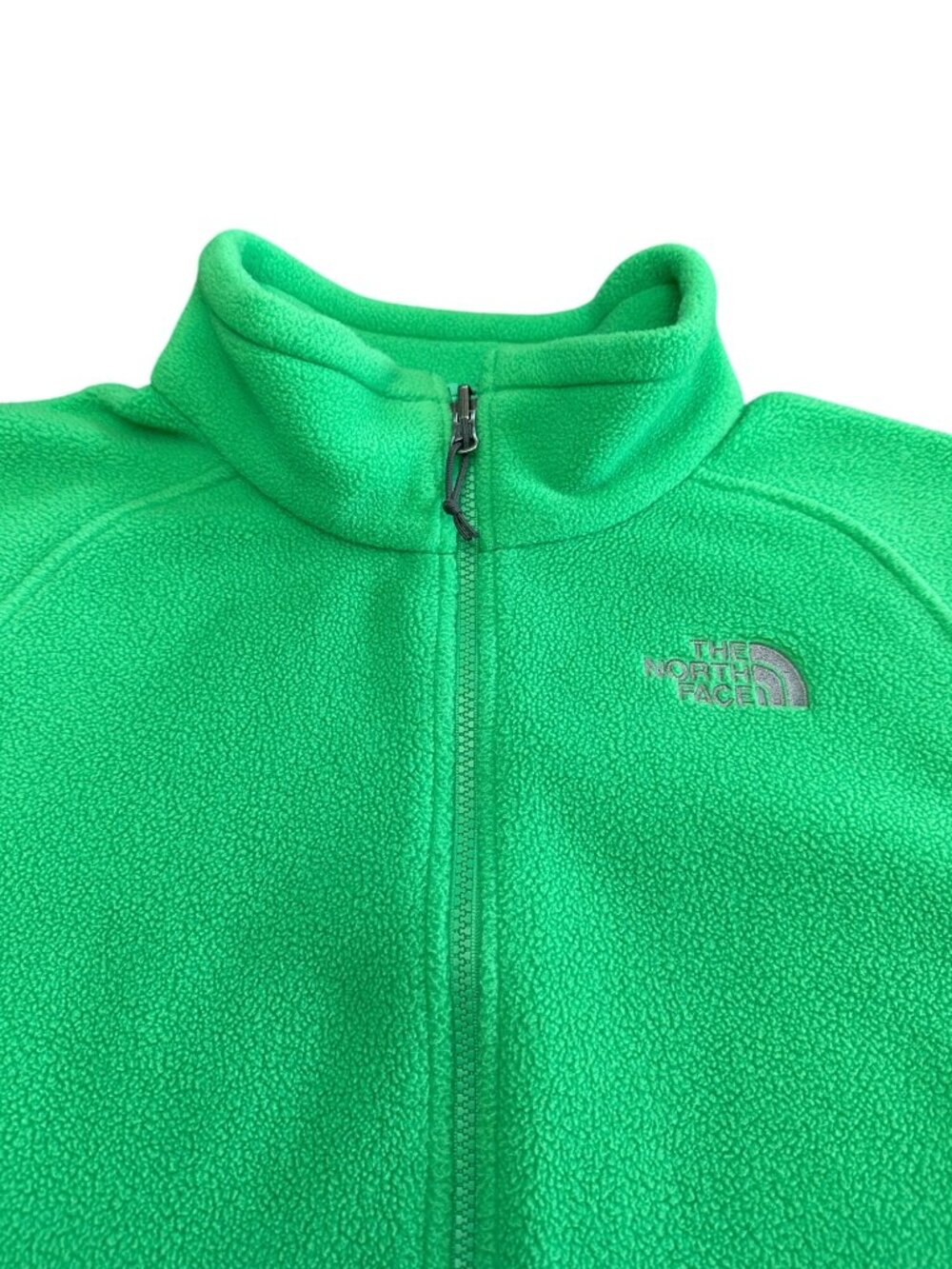 The North Face Jacket Women XL Green Fleece Full Zip Coat - Picture 9 of 14
